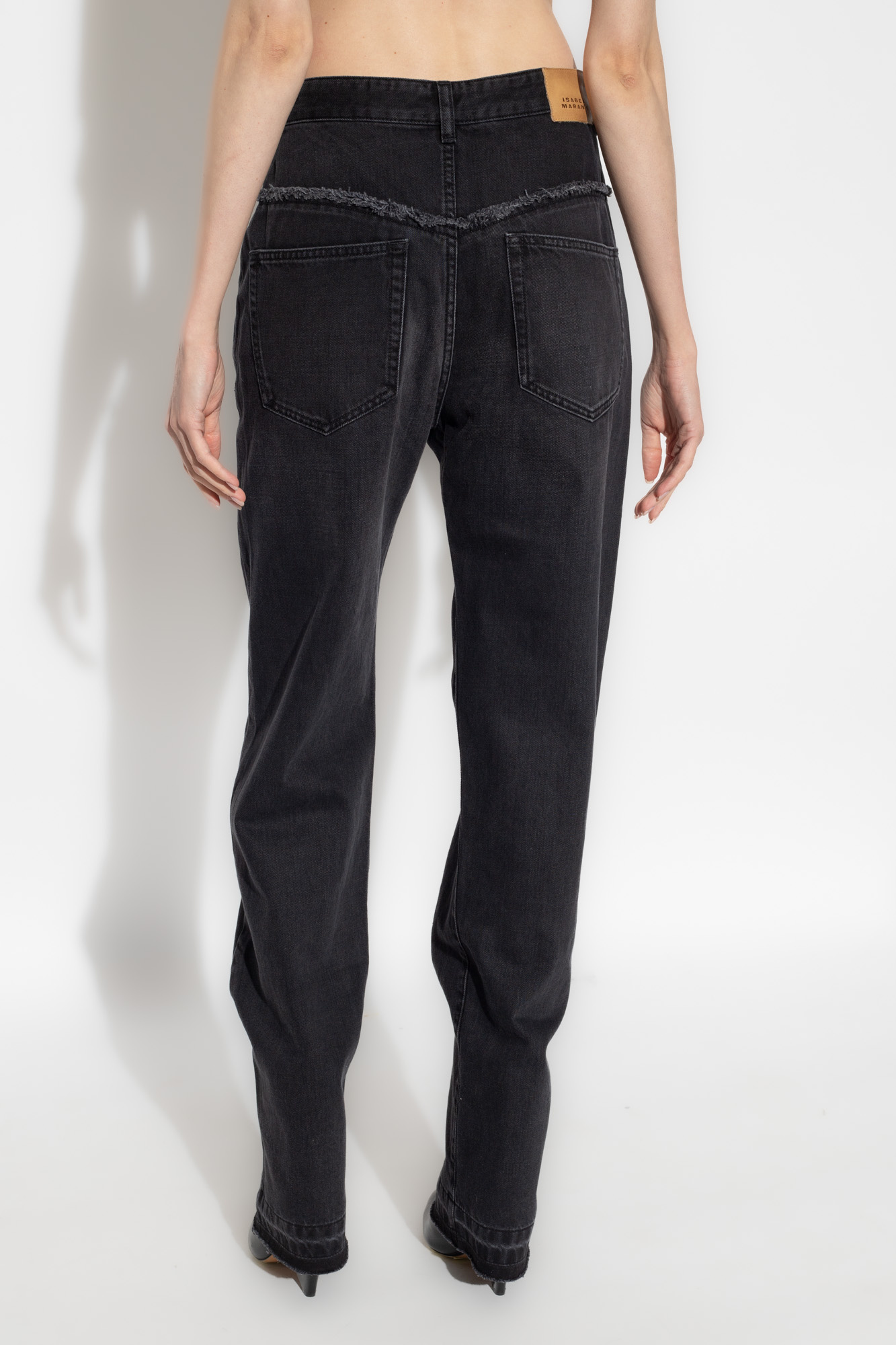 【関税&送料込】Isabel Marant Jeans Noemie ISABEL MARANT Noemie straight-leg Jeans | Blue | FARFETCH